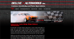 Desktop Screenshot of deluxeautoworks.com